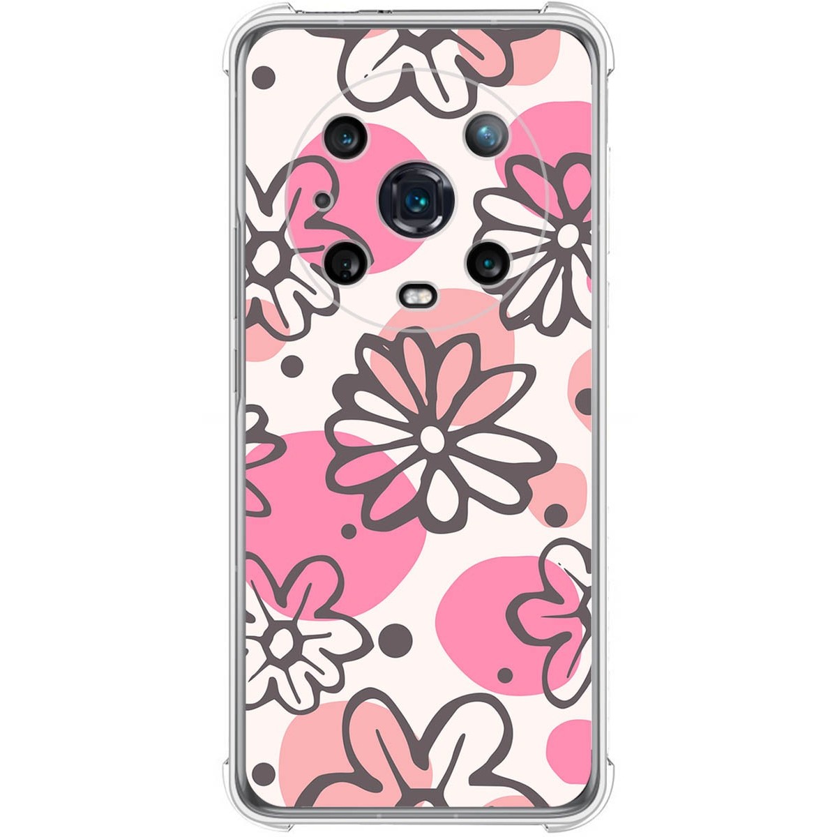 Funda Silicona Antigolpes para Huawei Honor Magic 4 Pro 5G diseño Flores 09 Dibujos