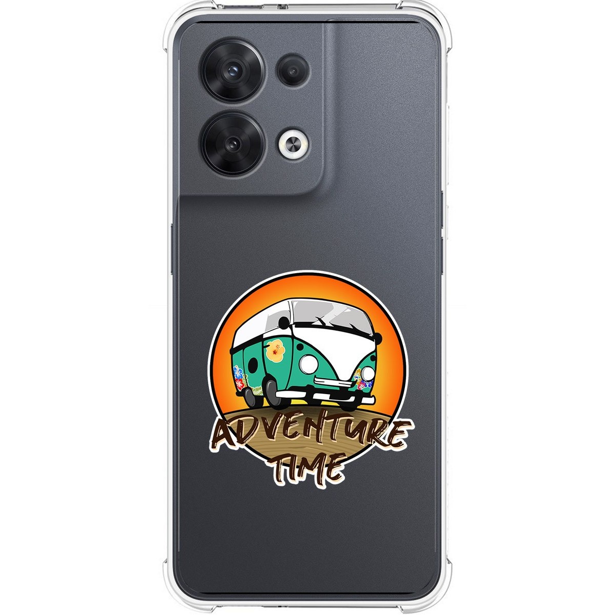 Funda Silicona Antigolpes para Oppo Reno 8 5G diseño Adventure Time Dibujos