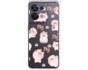 Funda Silicona Antigolpes para Oppo Reno 8 5G diseño Cerdos Dibujos