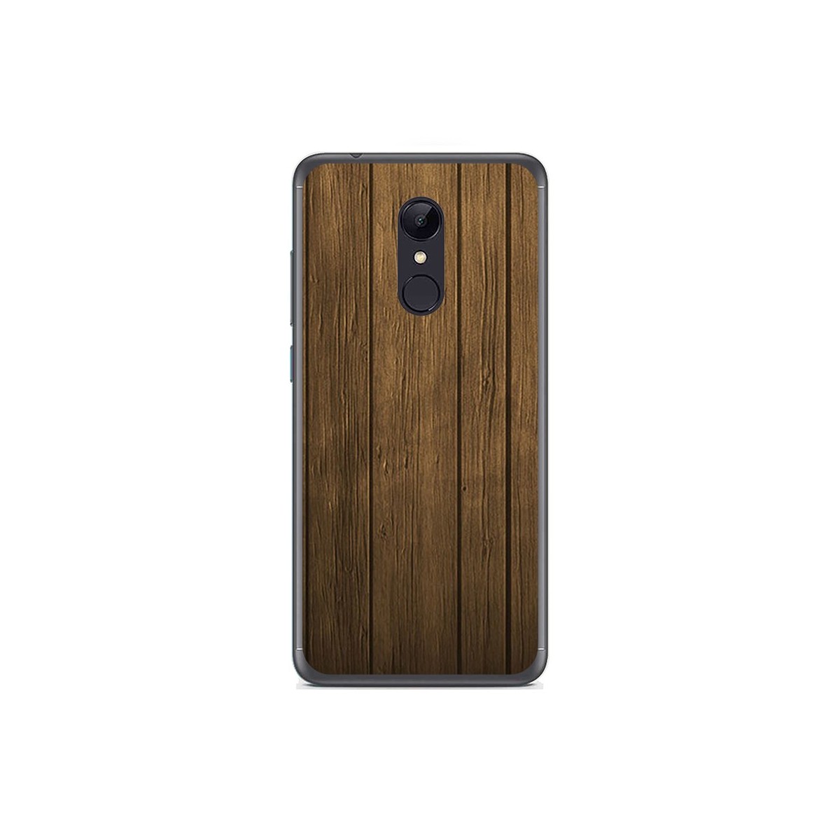 Funda Gel Tpu para Xiaomi Redmi 5 Diseño Madera Dibujos