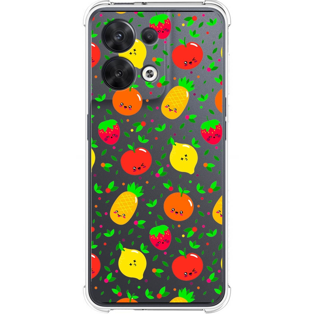 Funda Silicona Antigolpes para Oppo Reno 8 5G diseño Frutas 01 Dibujos
