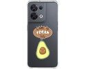 Funda Silicona Antigolpes para Oppo Reno 8 5G diseño Vegan Life Dibujos