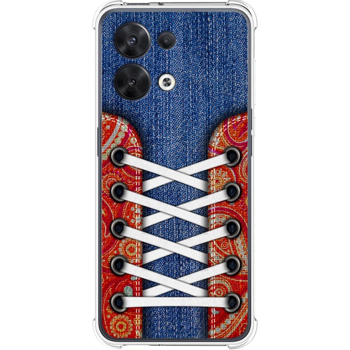 Funda Silicona Antigolpes para Oppo Reno 8 5G diseño Zapatillas 11 Dibujos