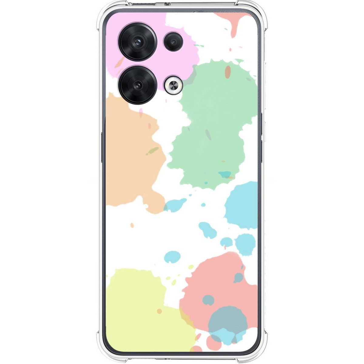 Funda Silicona Antigolpes para Oppo Reno 8 5G diseño Acuarela 05 Dibujos