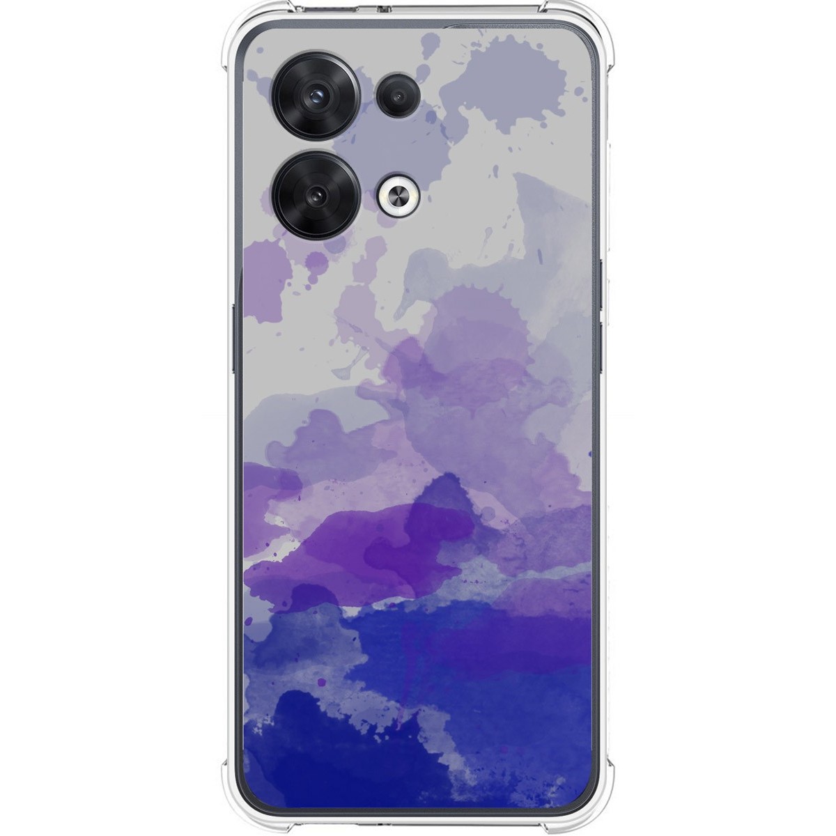 Funda Silicona Antigolpes para Oppo Reno 8 5G diseño Acuarela 09 Dibujos