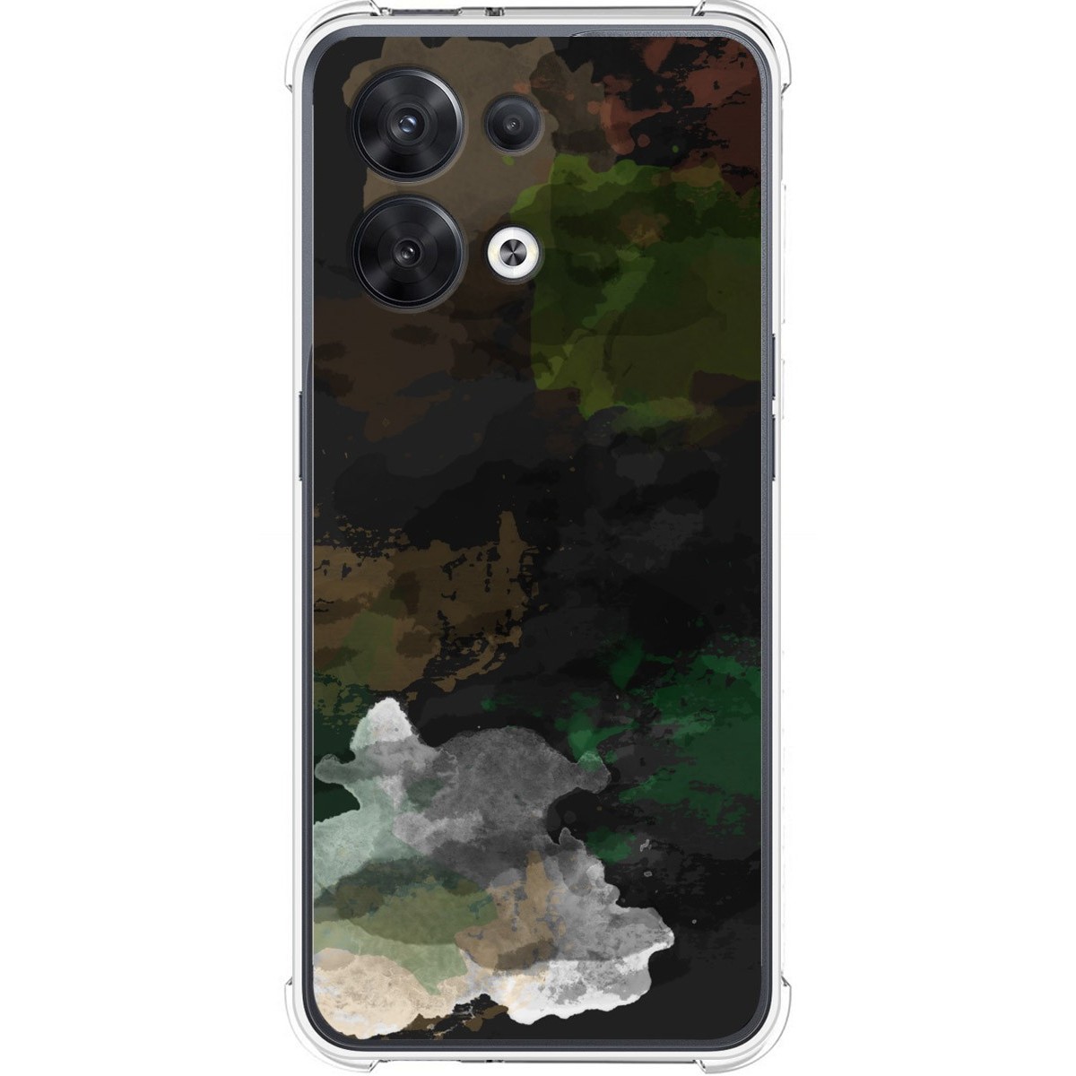 Funda Silicona Antigolpes para Oppo Reno 8 5G diseño Acuarela 12 Dibujos