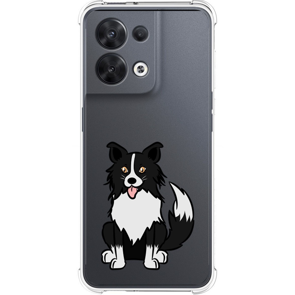 Funda Silicona Antigolpes para Oppo Reno 8 5G diseño Perros 01 Dibujos