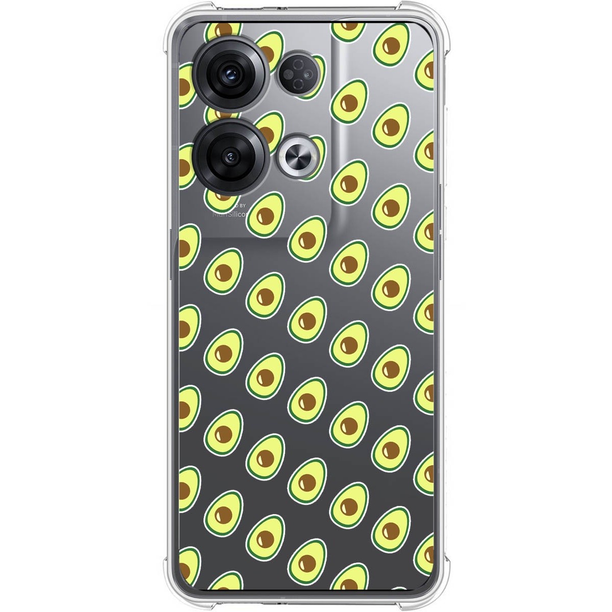 Funda Silicona Antigolpes para Oppo Reno 8 Pro 5G diseño Aguacate Dibujos