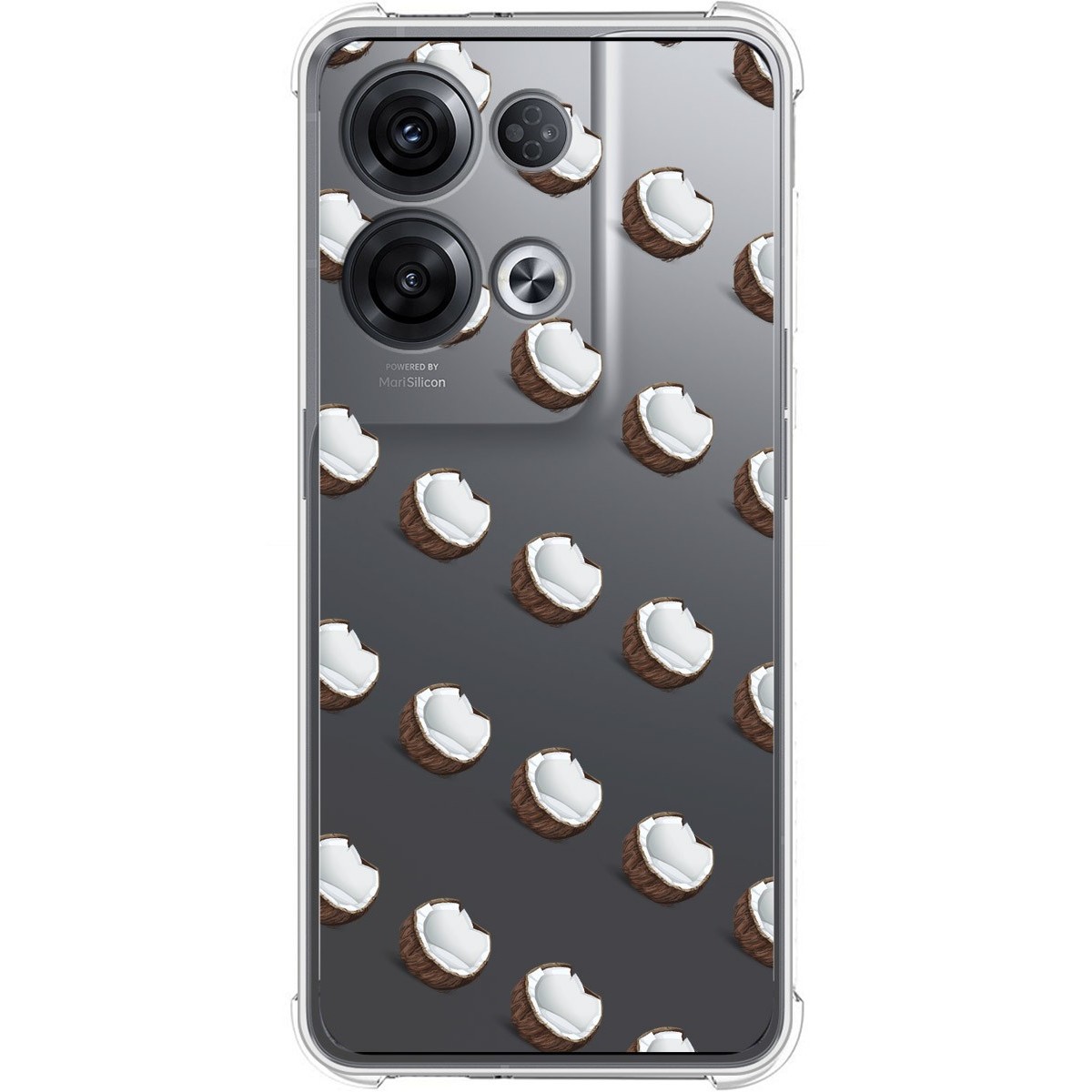 Funda Silicona Antigolpes para Oppo Reno 8 Pro 5G diseño Cocos Dibujos