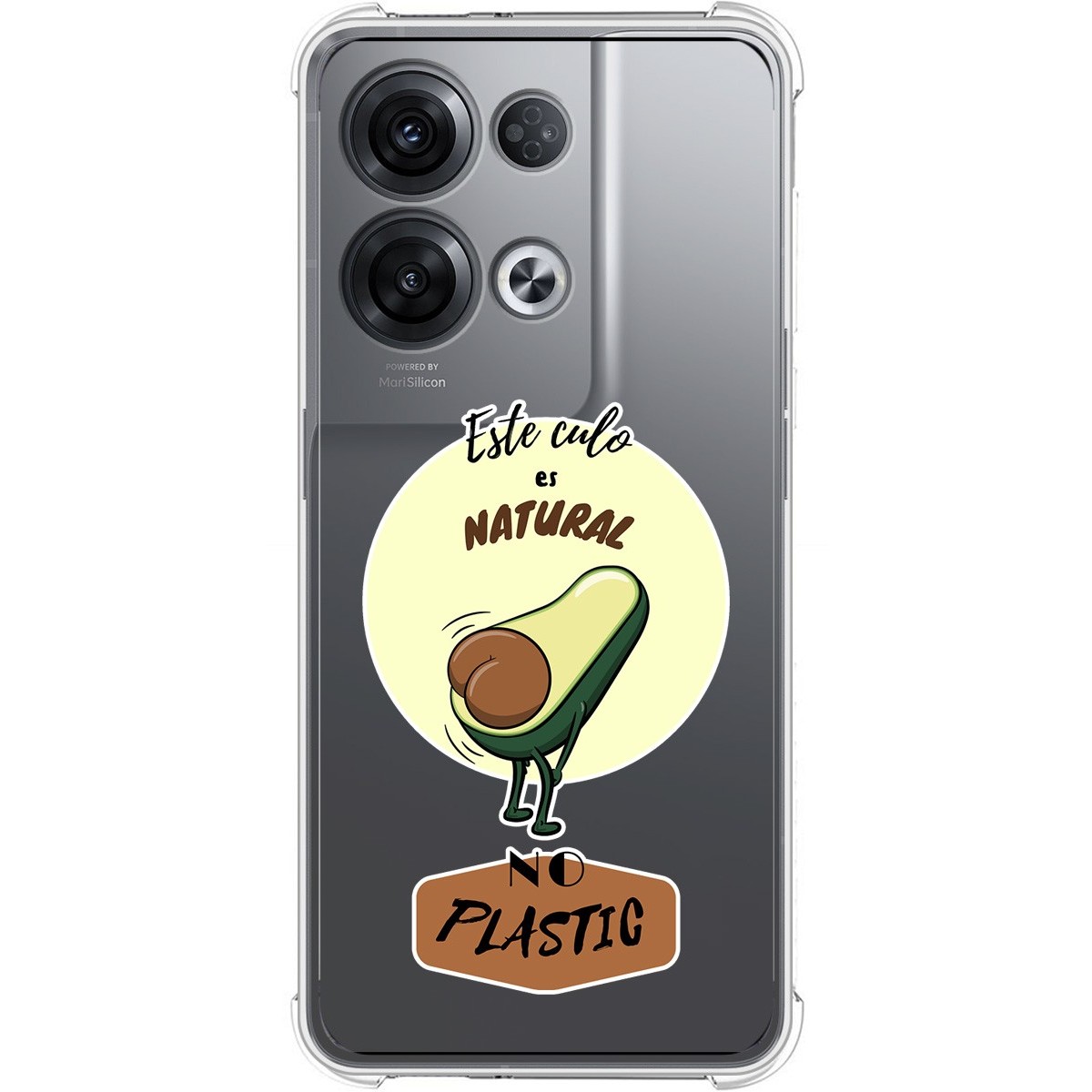 Funda Silicona Antigolpes para Oppo Reno 8 Pro 5G diseño Culo Natural Dibujos