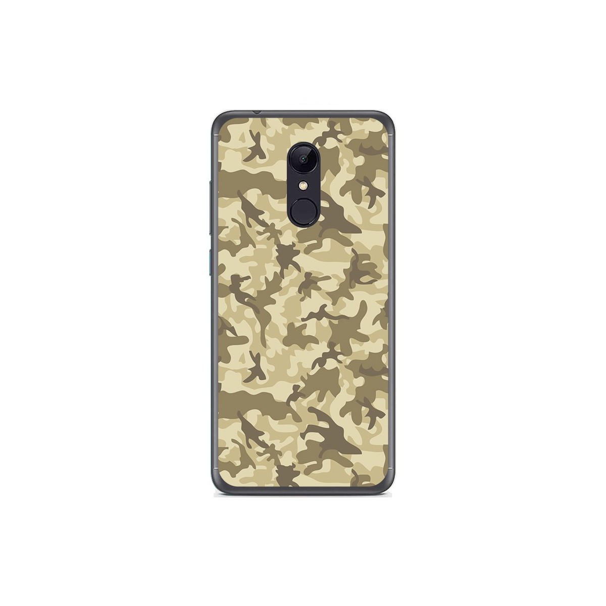 Funda Gel Tpu para Xiaomi Redmi 5 Diseño Sand Camuflaje Dibujos