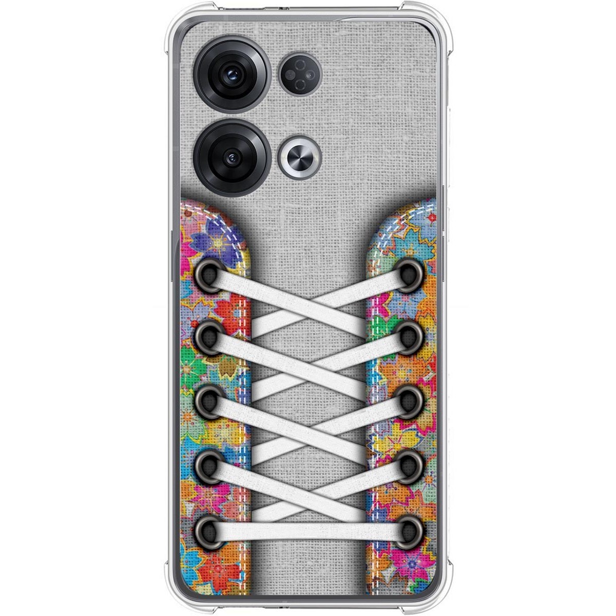 Funda Silicona Antigolpes para Oppo Reno 8 Pro 5G diseño Zapatillas 04 Dibujos