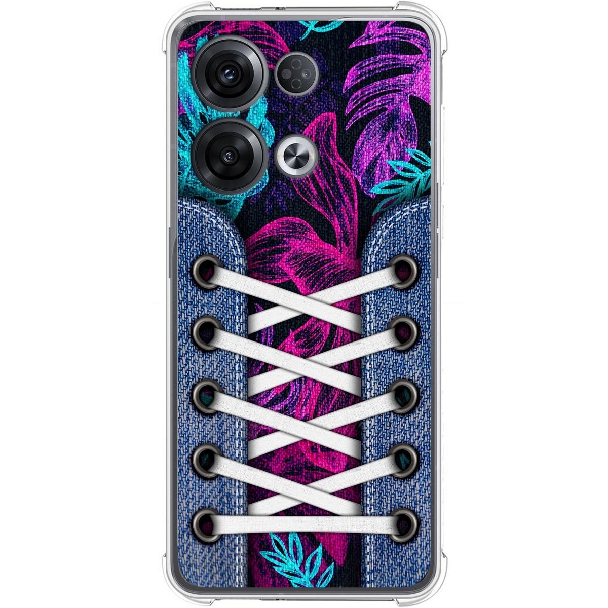 Funda Silicona Antigolpes para Oppo Reno 8 Pro 5G diseño Zapatillas 07 Dibujos
