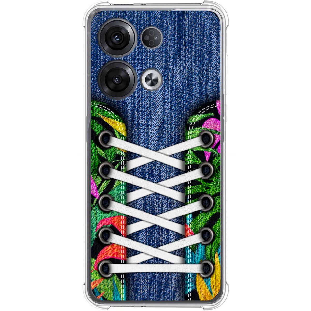 Funda Silicona Antigolpes para Oppo Reno 8 Pro 5G diseño Zapatillas 13 Dibujos