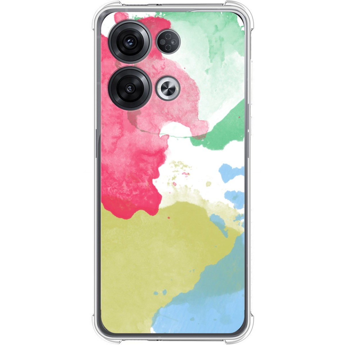 Funda Silicona Antigolpes para Oppo Reno 8 Pro 5G diseño Acuarela 02 Dibujos