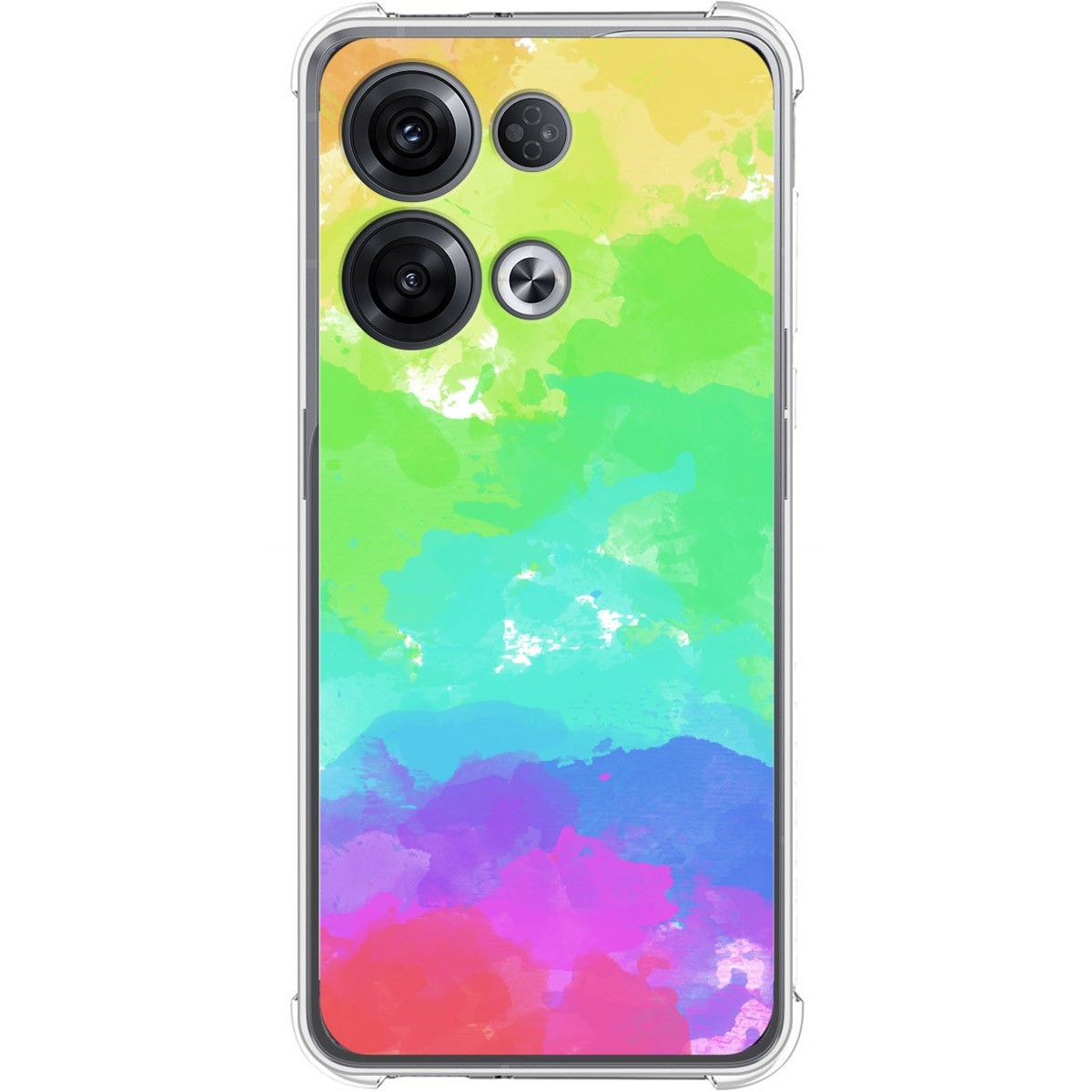 Funda Silicona Antigolpes para Oppo Reno 8 Pro 5G diseño Acuarela 03 Dibujos