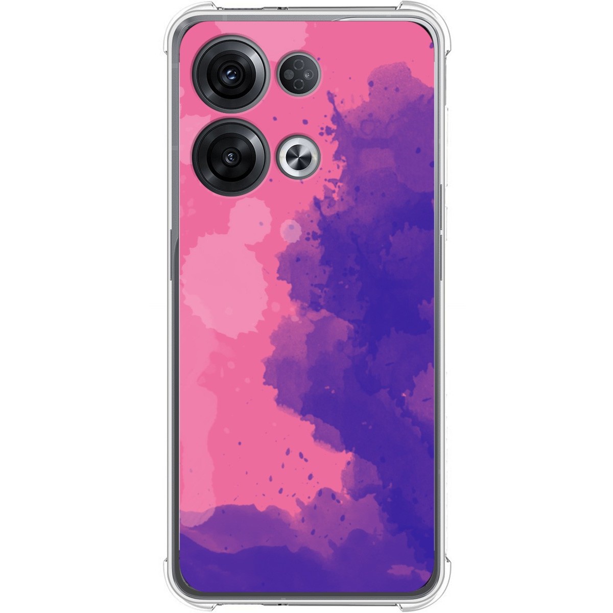 Funda Silicona Antigolpes para Oppo Reno 8 Pro 5G diseño Acuarela 07 Dibujos