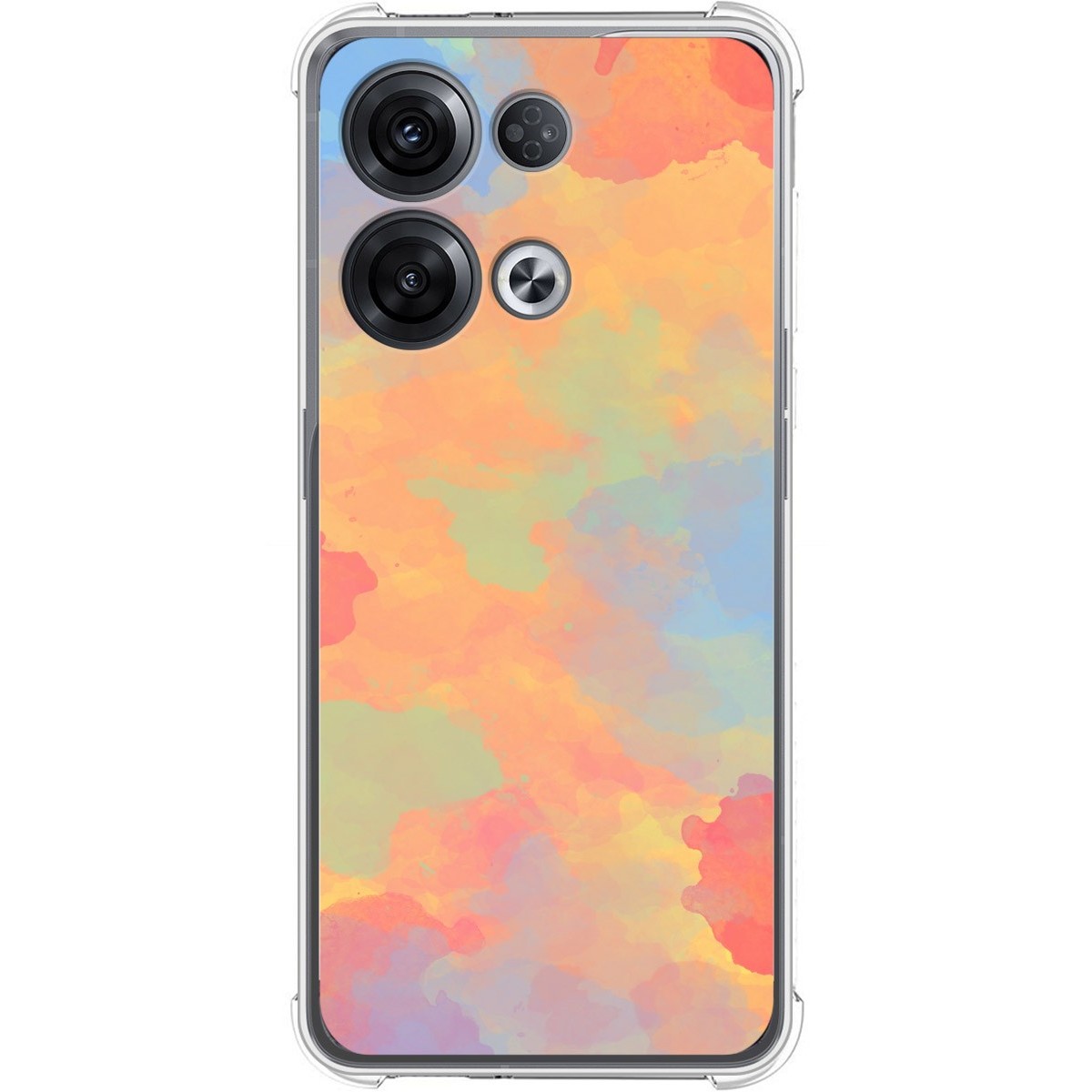 Funda Silicona Antigolpes para Oppo Reno 8 Pro 5G diseño Acuarela 08 Dibujos