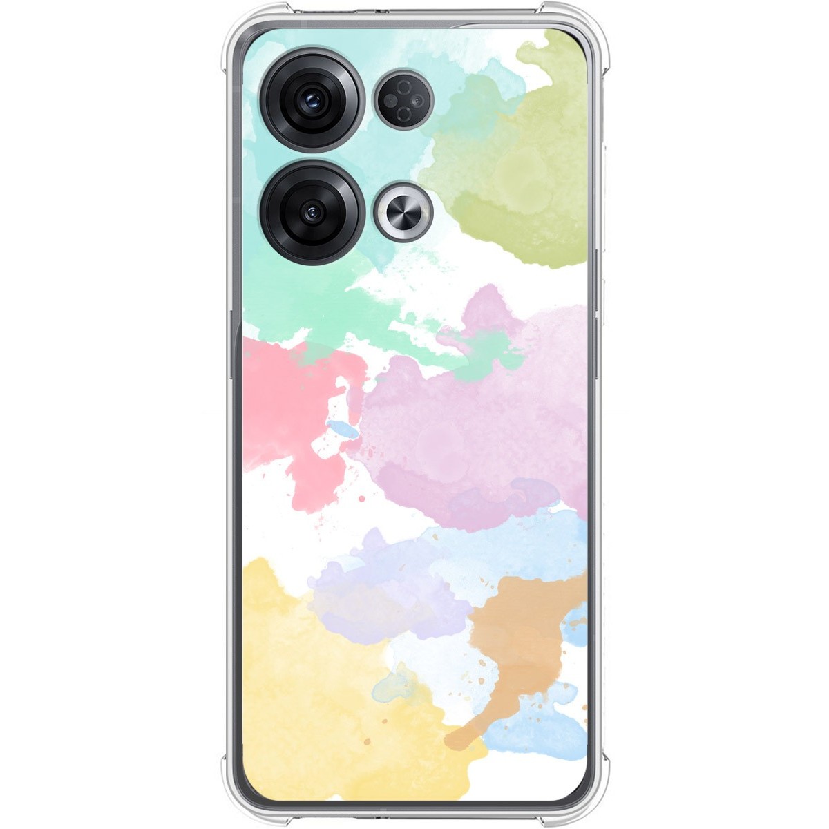 Funda Silicona Antigolpes para Oppo Reno 8 Pro 5G diseño Acuarela 11 Dibujos