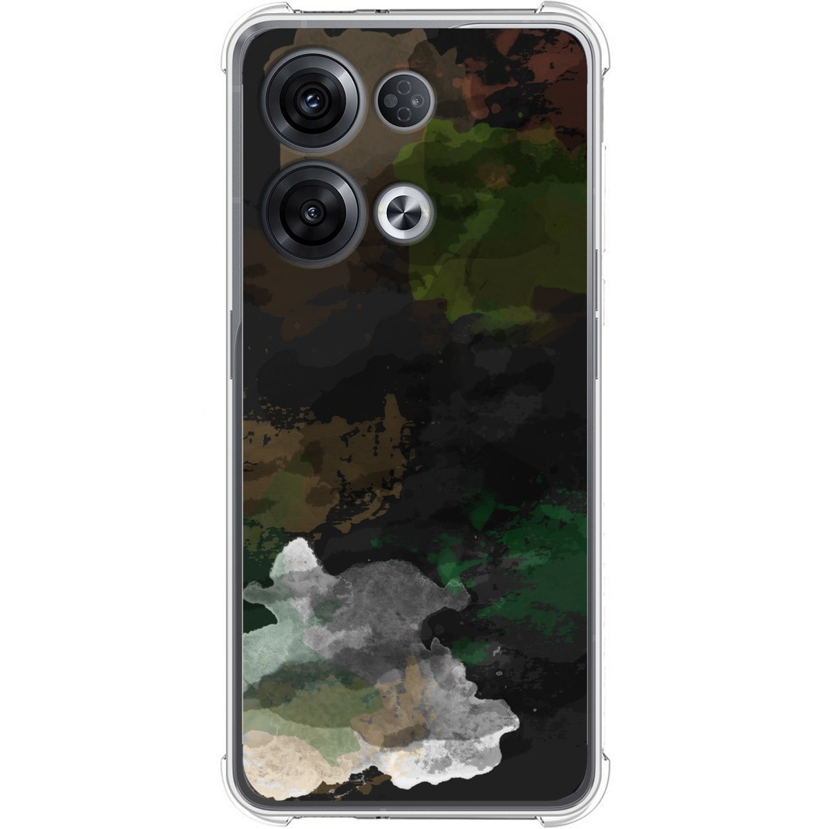 Funda Silicona Antigolpes para Oppo Reno 8 Pro 5G diseño Acuarela 12 Dibujos