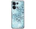 Funda Silicona Antigolpes para Oppo Reno 8 Pro 5G diseño Flores 03 Dibujos