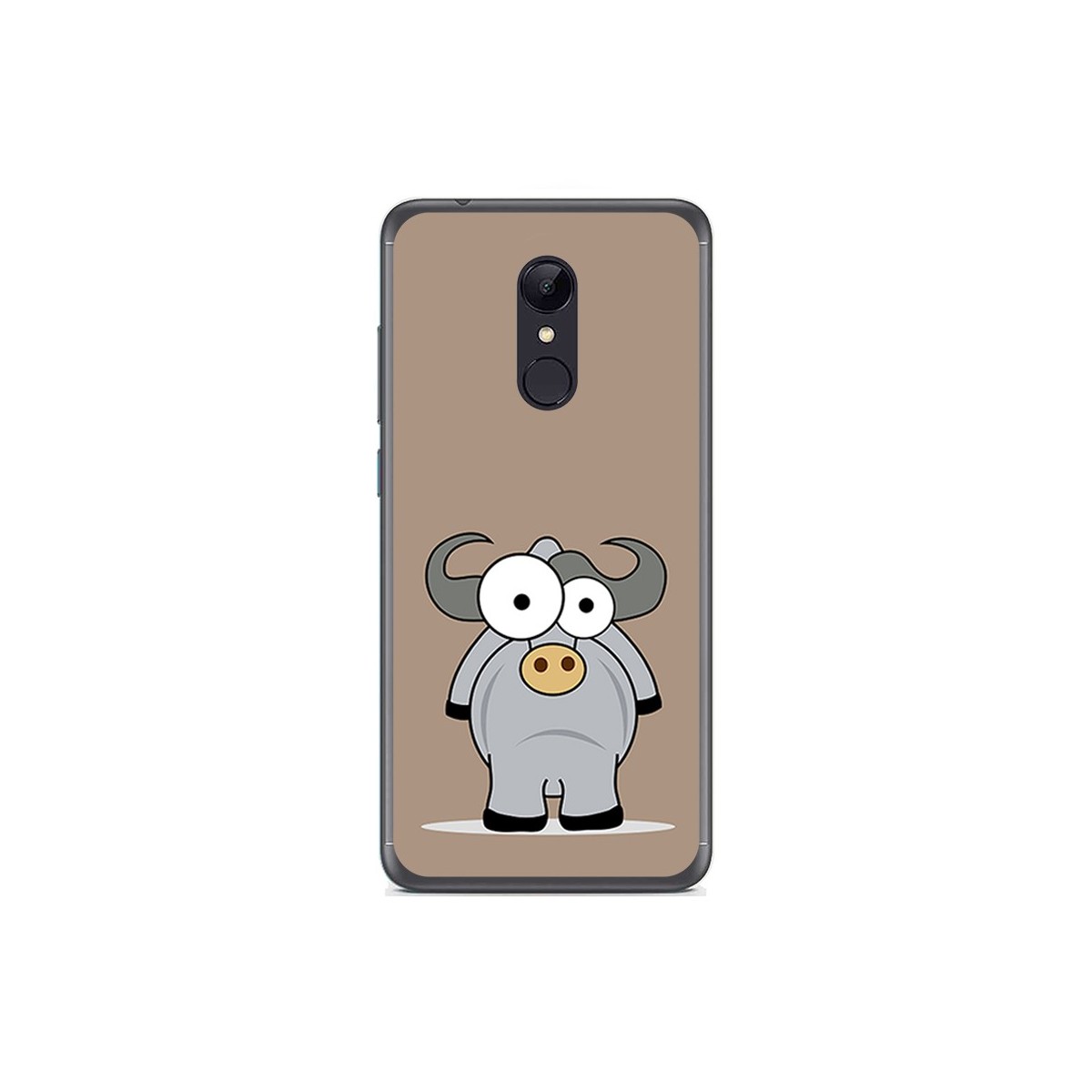 Funda Gel Tpu para Xiaomi Redmi 5 Diseño Toro Dibujos