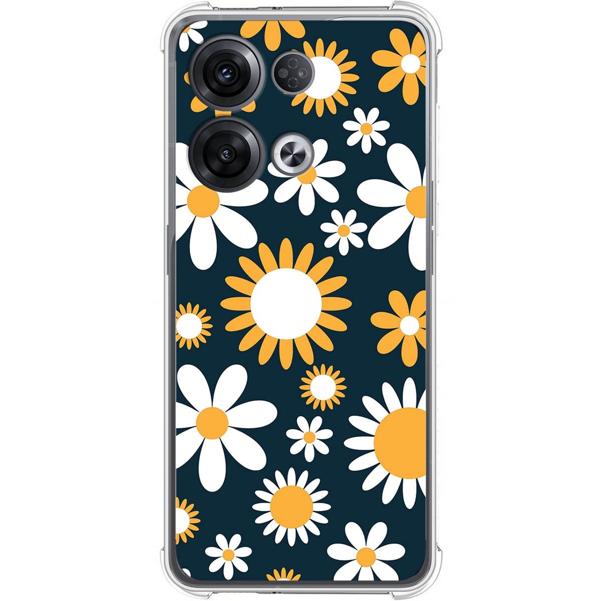 Funda Silicona Antigolpes para Oppo Reno 8 Pro 5G diseño Flores 08 Dibujos