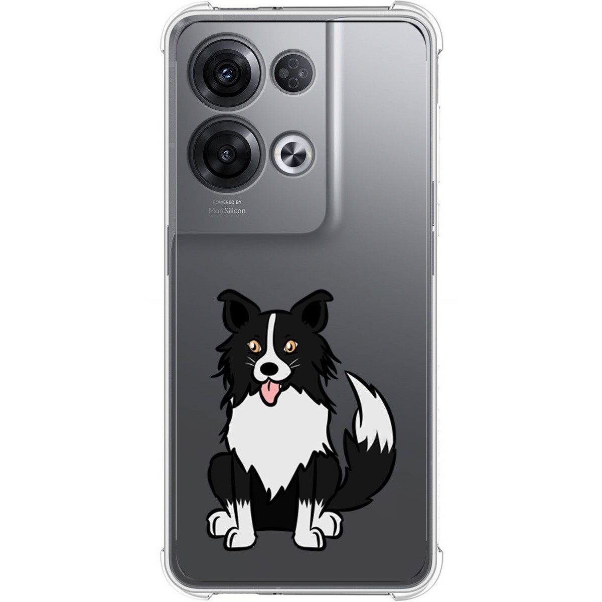 Funda Silicona Antigolpes para Oppo Reno 8 Pro 5G diseño Perros 01 Dibujos