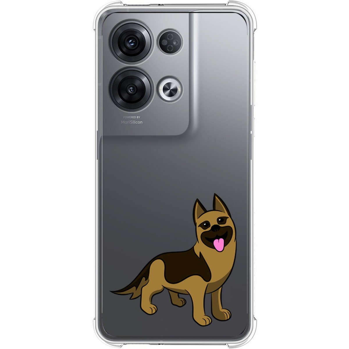 Funda Silicona Antigolpes para Oppo Reno 8 Pro 5G diseño Perros 03 Dibujos