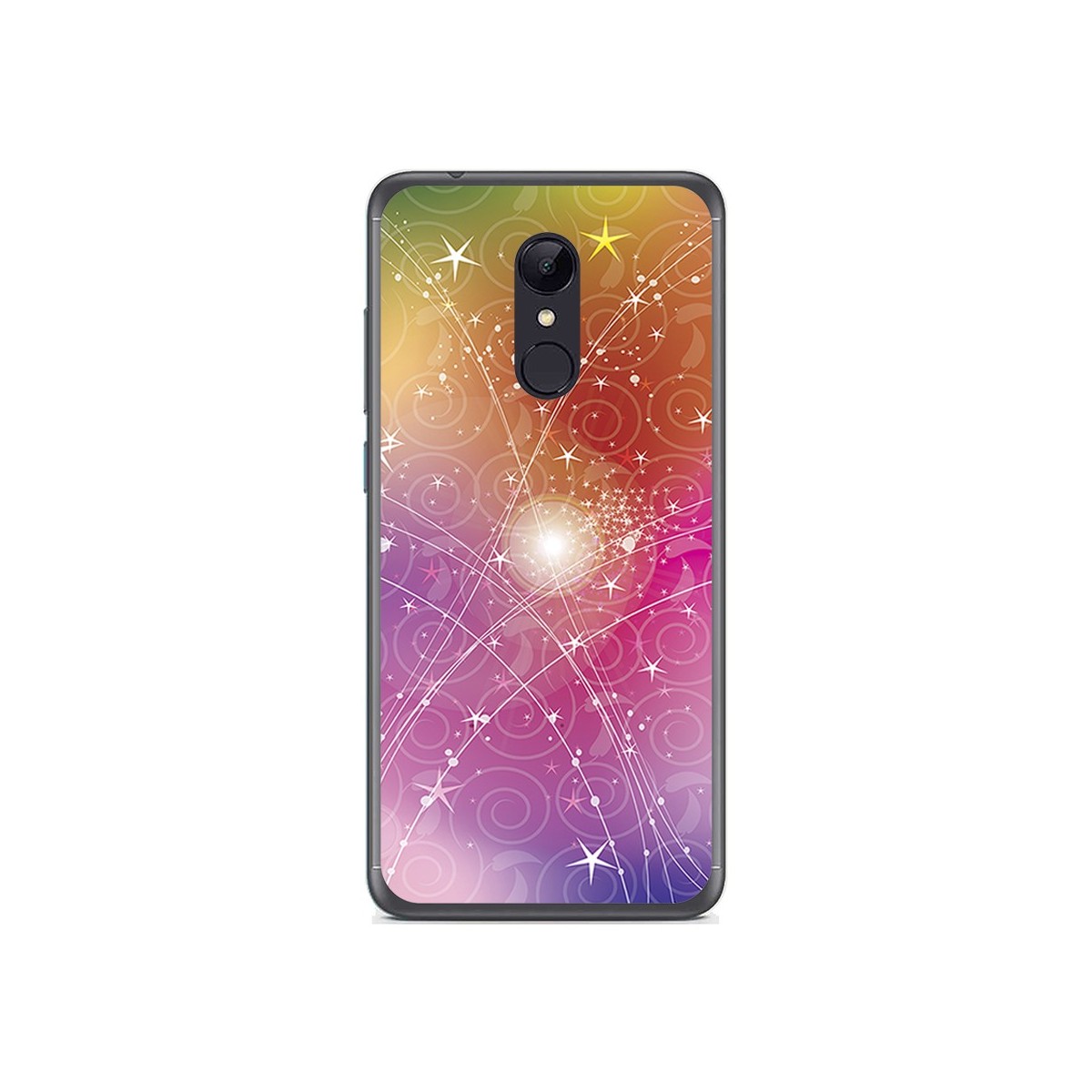 Funda Gel Tpu para Xiaomi Redmi 5 Plus Diseño Abstracto Dibujos