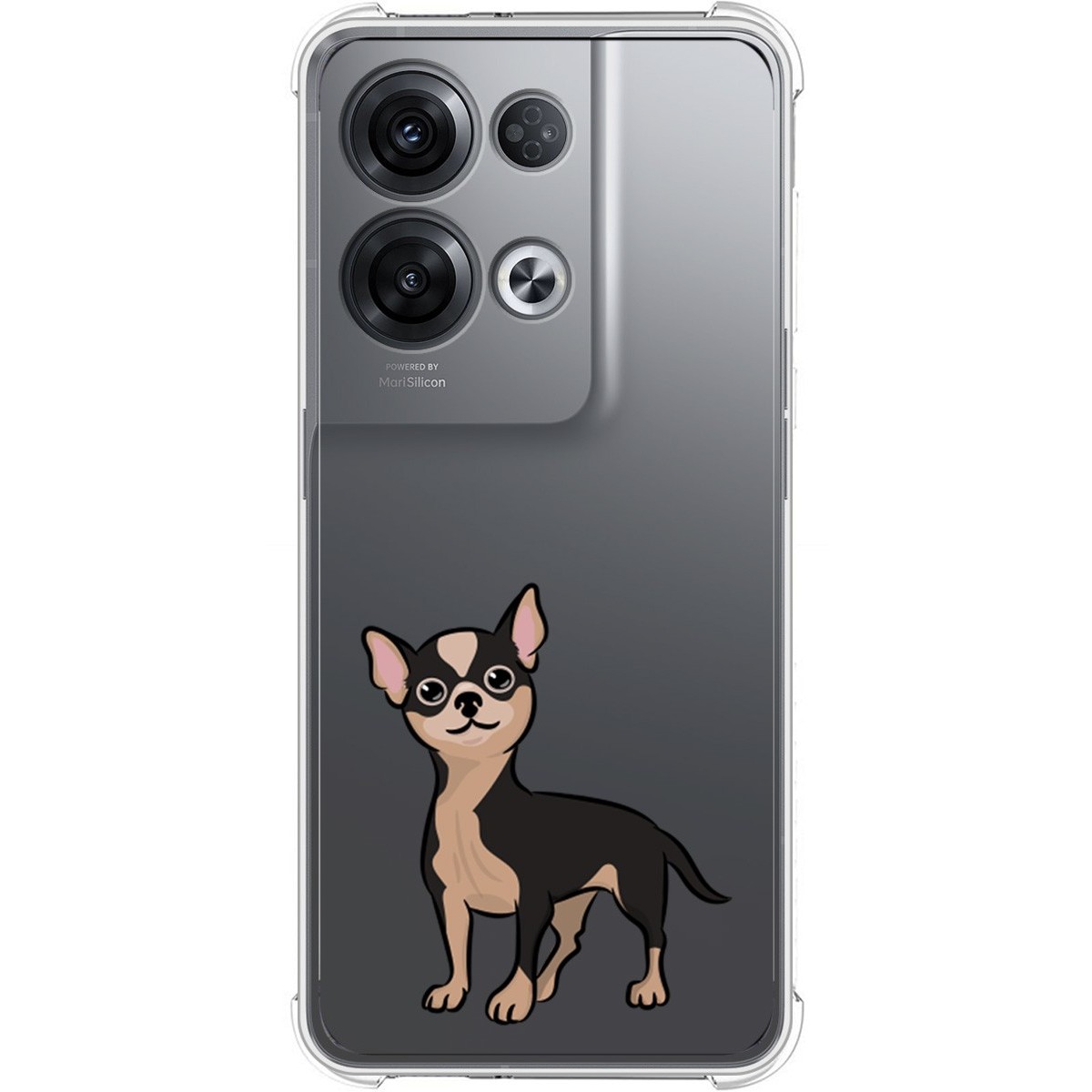 Funda Silicona Antigolpes para Oppo Reno 8 Pro 5G diseño Perros 05 Dibujos