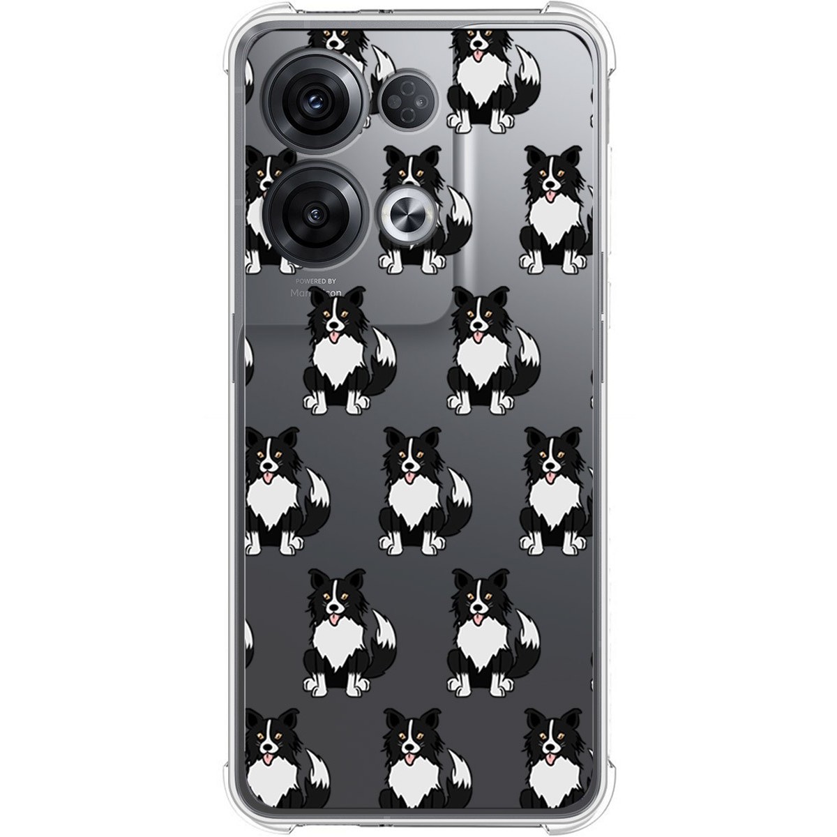 Funda Silicona Antigolpes para Oppo Reno 8 Pro 5G diseño Perros 07 Dibujos