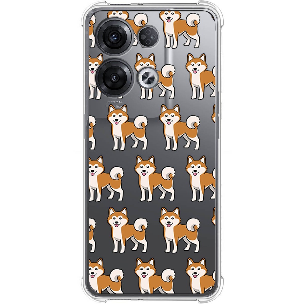 Funda Silicona Antigolpes para Oppo Reno 8 Pro 5G diseño Perros 08 Dibujos