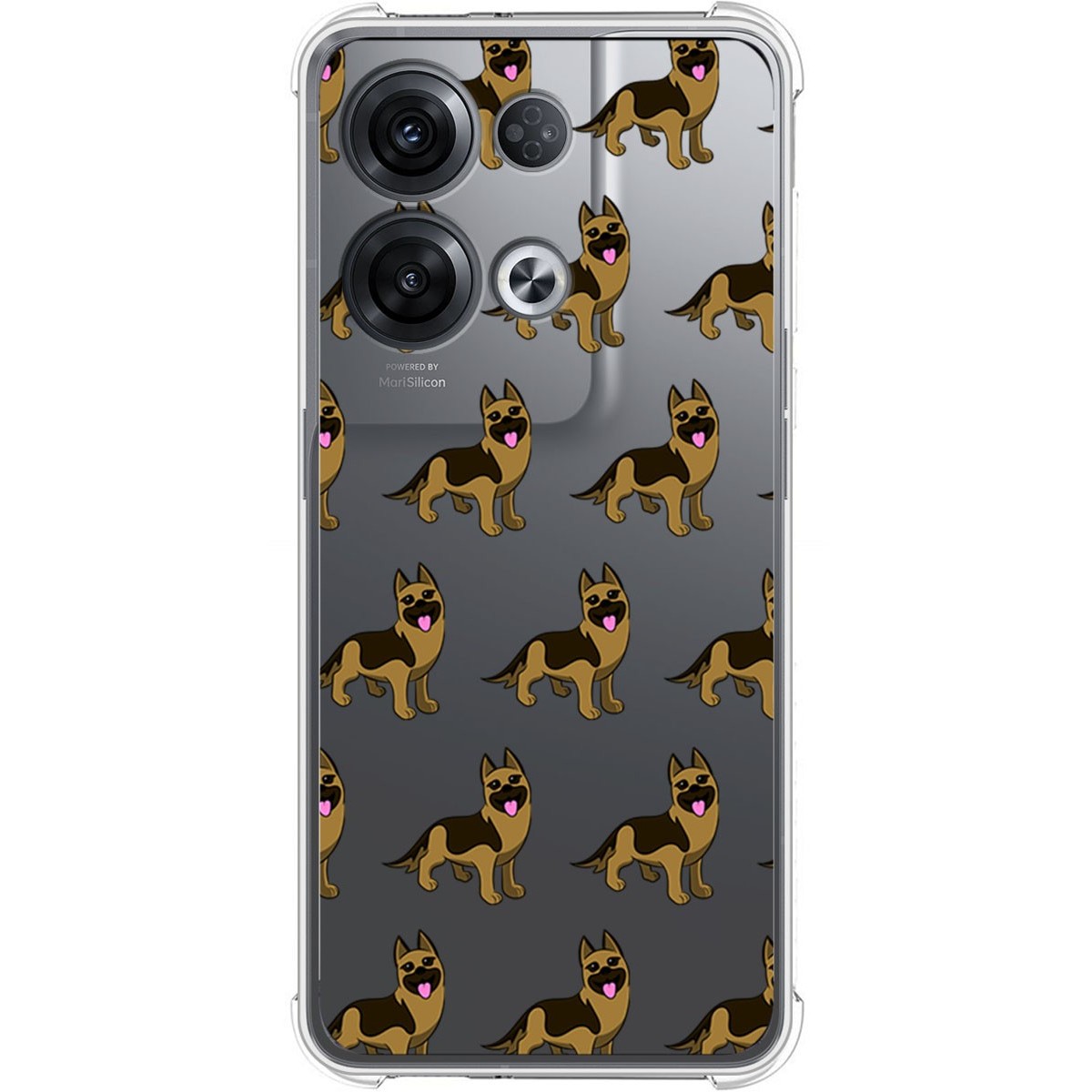 Funda Silicona Antigolpes para Oppo Reno 8 Pro 5G diseño Perros 09 Dibujos