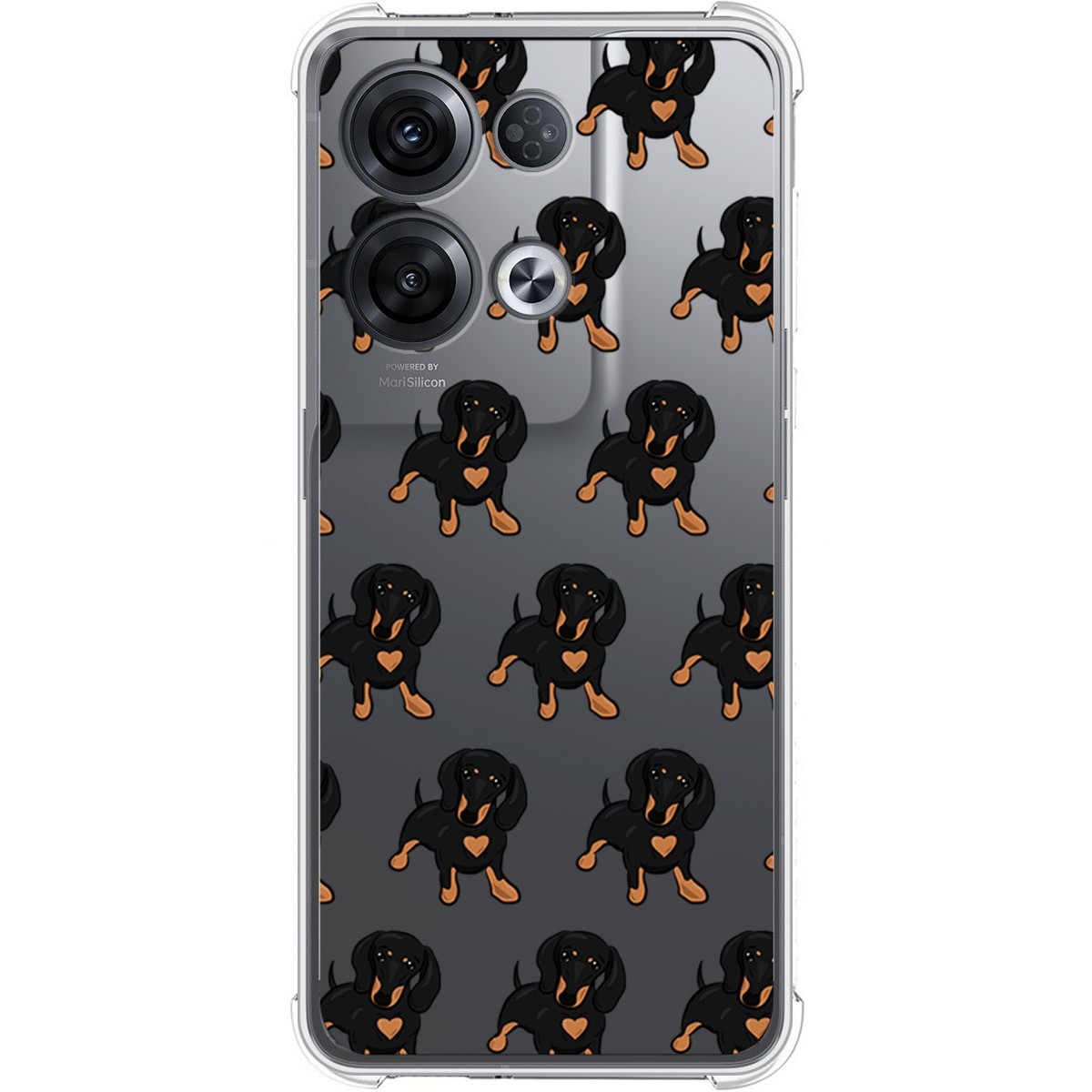 Funda Silicona Antigolpes para Oppo Reno 8 Pro 5G diseño Perros 10 Dibujos