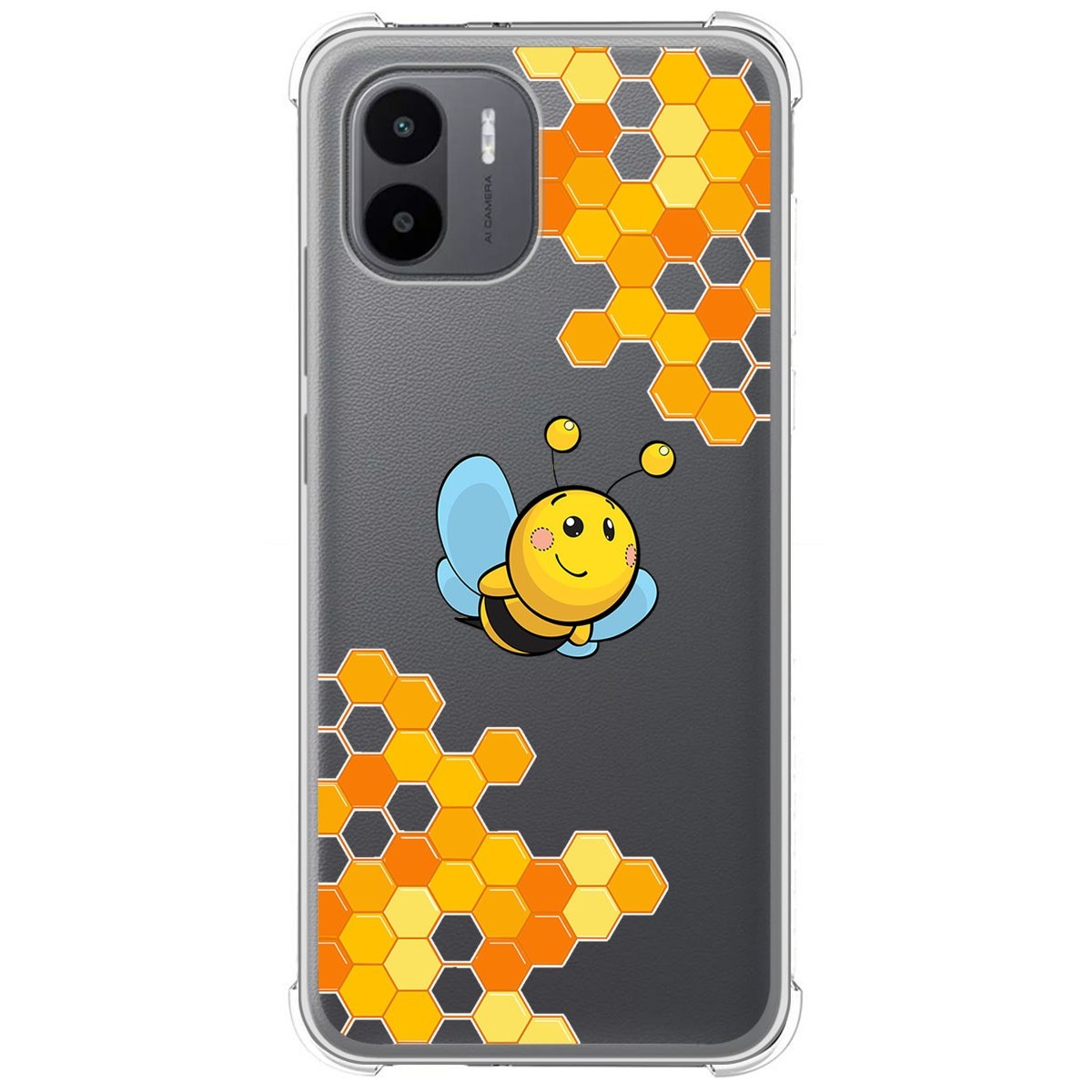 Funda Silicona Antigolpes para Xiaomi Redmi A1 diseño Abeja Dibujos