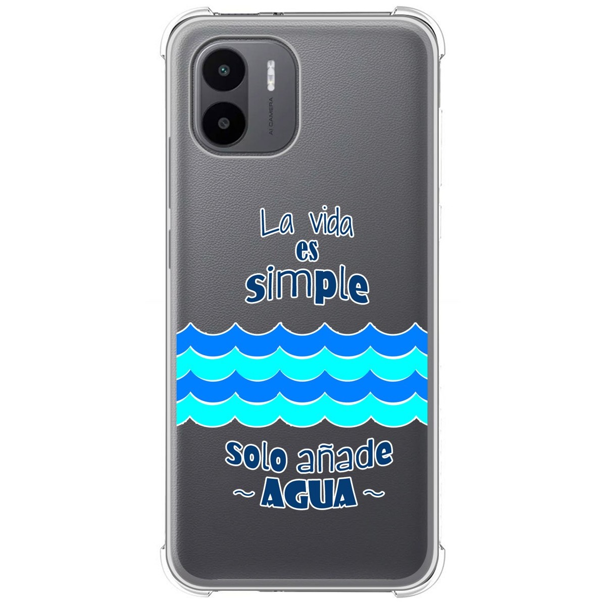 Funda Silicona Antigolpes para Xiaomi Redmi A1 diseño Agua Dibujos