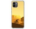 Funda Silicona Antigolpes para Xiaomi Redmi A1 diseño Ciclista Dibujos