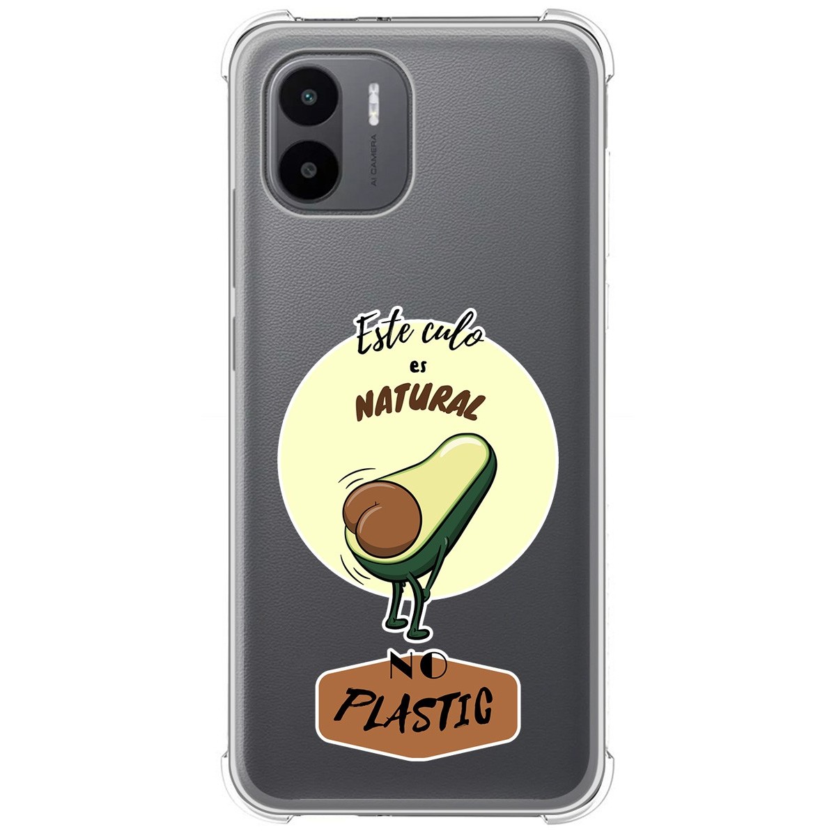 Funda Silicona Antigolpes para Xiaomi Redmi A1 diseño Culo Natural Dibujos