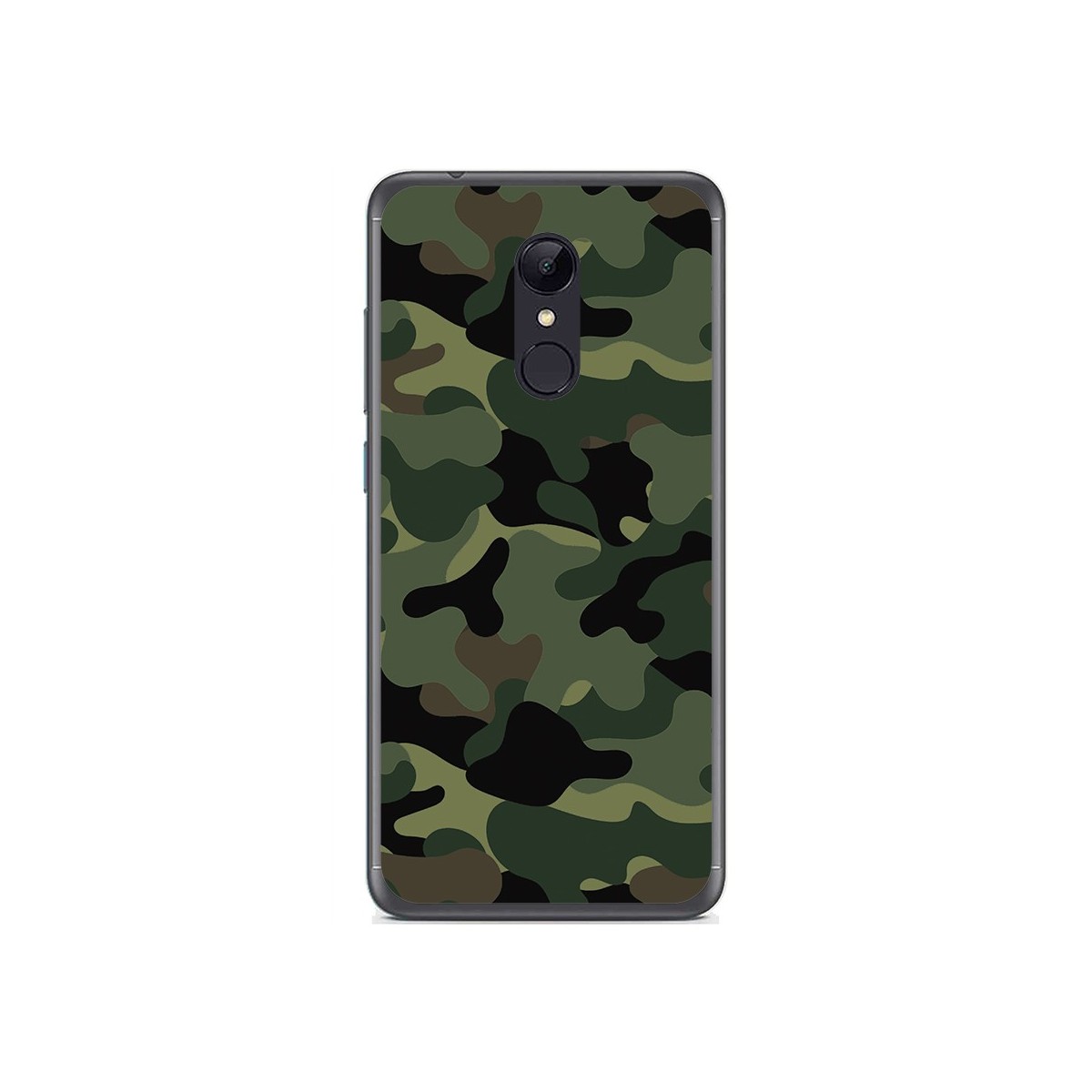 Funda Gel Tpu para Xiaomi Redmi 5 Plus Diseño Camuflaje Dibujos