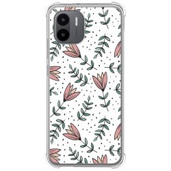 Funda Silicona Antigolpes para Xiaomi Redmi A1 diseño Flores 01 Dibujos