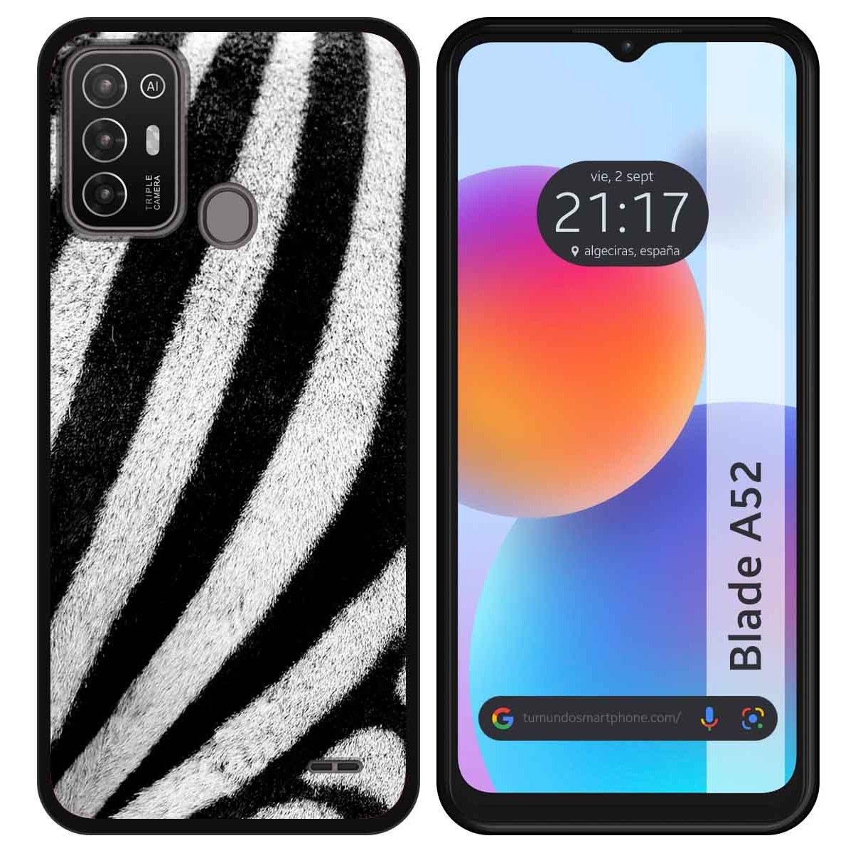 Funda Silicona para ZTE Blade A52 diseño Animal 02 Dibujos