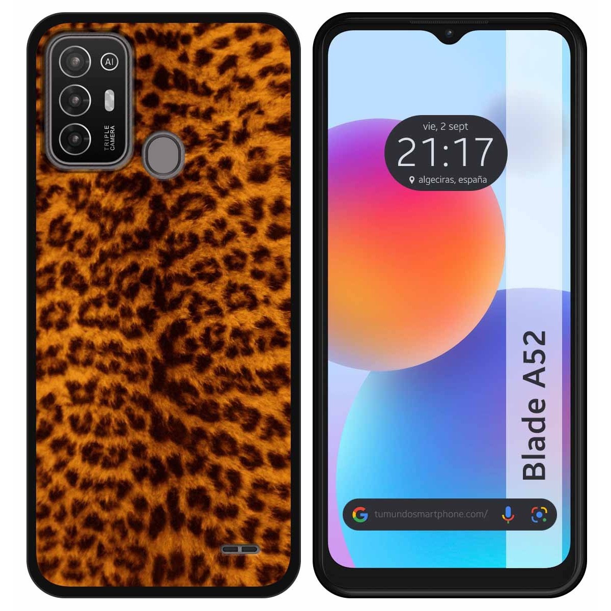 Funda Silicona para ZTE Blade A52 diseño Animal 03 Dibujos