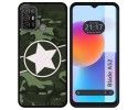 Funda Silicona para ZTE Blade A52 diseño Camuflaje 01 Dibujos