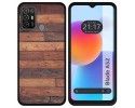 Funda Silicona para ZTE Blade A52 diseño Madera 03 Dibujos