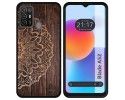 Funda Silicona para ZTE Blade A52 diseño Madera 06 Dibujos