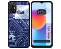 Funda Silicona para ZTE Blade A52 diseño Circuito Dibujos