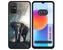Funda Silicona para ZTE Blade A52 diseño Elefante Dibujos