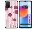 Funda Silicona para ZTE Blade A52 diseño Flores Vintage Dibujos