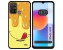 Funda Silicona para ZTE Blade A52 diseño Helado Vainilla Dibujos